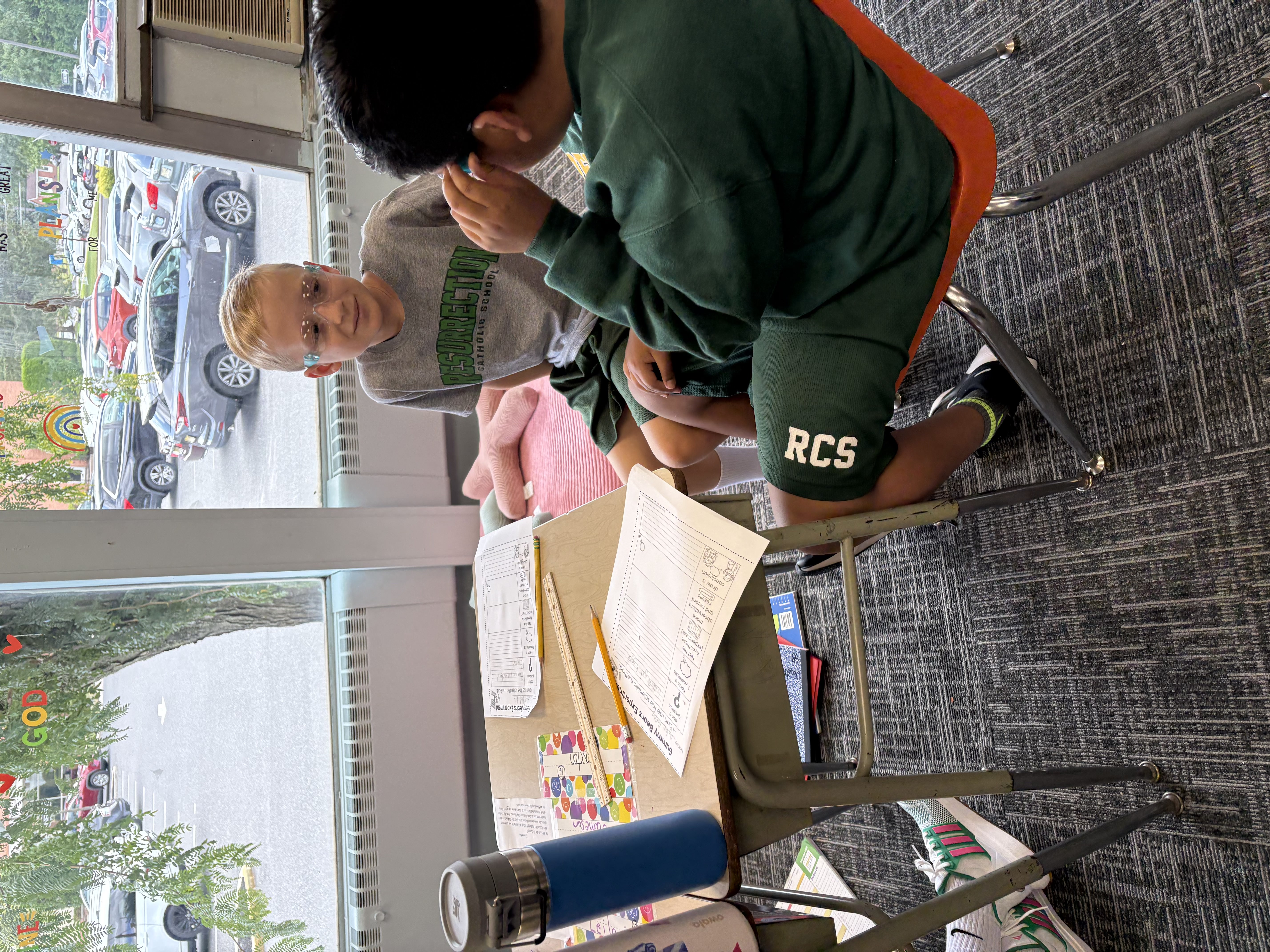 Intermediate students learning together